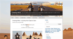 Desktop Screenshot of crossingafrica.co.za