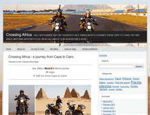 Tablet Screenshot of crossingafrica.co.za